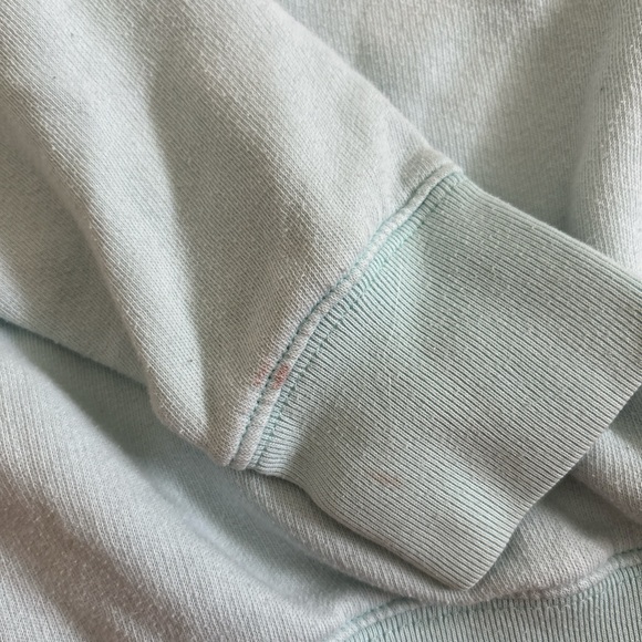 PINK Victoria's Secret Light Blue Crew Neck Sweater - Picture 8 of 9